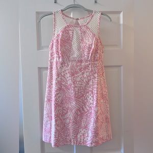 Lilly Pulitzer Cotton and Eyelet Shift Dress